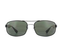 Lunettes De Soleil Rayban 3445 Noir Vert Polarisé 002/58 64mm Einheitsgröße