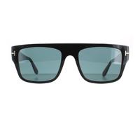 Tom Ford Sonnenbrillen DUNNING-02 FT 0907 Shiny Black/Blue 55/19/145 Herren