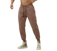 LUNULE Meine Bestellung, Outdoorhose Herren Freizeithose Herren Lang Einfarbig Regular Fit Sporthose Mit Kordelzug Elastische Taille Sweathose Jogger Sporthose Herren Jogpants Herren(Kaffee,XXL)