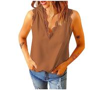 LUNULE T-Shirts FüR Damen Top Damen Sexy Off Shoulder Oberteil Damen Bluse Damen Elegant Weiss T Shirt Kleid Damen Blusentop Ringelshirt Damen Dirndlbluse Langarm (Orange, L)