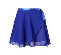 LUOFANG Damen Chiffon Wickel Tanzrock klassischer Ballett Wickelrock Mädchen Tanzrock Tanz Skate Rock über Schal Tanzbekleidung