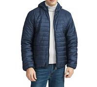 luohaibell Daunenjacke für Herren, Winter, warm, Kapuzenjacke, Winter, Reißverschluss, Slim, Kapuzenjacke, lässig, Pocket Hoodie, Baumwolle, Jacke, blau, XL