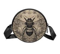 Luoweisi Rainbow Butterfly Crossbody Taschen für Frauen Trendy Circle Crossbody Umhängetasche Runde Handtaschen, Mehrfarbig 7, Einheitsgröße