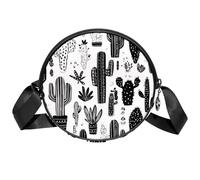 Luoweisi Rainbow Butterfly Crossbody Taschen für Frauen Trendy Circle Crossbody Umhängetasche Runde Handtaschen, Mehrfarbig 18, Einheitsgröße