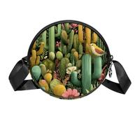 Luoweisi Rainbow Butterfly Crossbody Taschen für Frauen Trendy Circle Crossbody Umhängetasche Runde Handtaschen, Mehrfarbig 11, Einheitsgröße