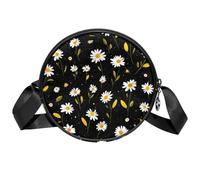 Luoweisi Shark Sea Crossbody-Tasche für Damen, trendig, kreisförmig, Umhängetasche, runde Handtaschen, Mehrfarbig 20, Einheitsgröße