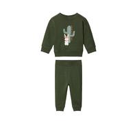 lupilu® Baby Jogginganzug aus reiner Bio-Baumwolle (Dunkelgrün, 62/68)