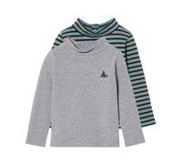 lupilu® Baby Kleinkinder Jungen Langarmshirt (86/92, grau/blau/navy) blau 86/92