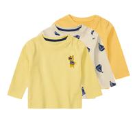 lupilu® Baby Langarmshirt, 3 Stück (50/56, gelb/beige) gelb 50/56