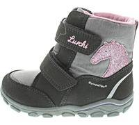 Lurchi Baby-Mädchen Kalea-Sympatex Lauflernschuh, Grey PINK, 25 EU Weit