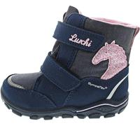 Lurchi Baby-Mädchen Kalea-Sympatex Lauflernschuh, Grey PINK, 25 EU Weit