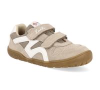Lurchi Jamin Barefoot Sneaker, beige-White, 34 EU Weit