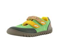 Barfußschuh LURCHI "Benny Barefoot", Kinder, Gr. 27, grün, curry, Textil, Schuhe Barfußschuh, Halbschuh, Klettschuh, Größenschablone zum Download (54912411-27) grün, curry