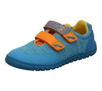 Lurchi Benny Barefoot Kinder Barfußschuh in Weite W aus Mesh Textil in Türkis Blau und Orange. türkis orange Gr. 27