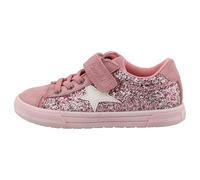 Sneaker LURCHI "Bine", Damen, Gr. 30, rosa, Veloursleder, Schuhe Sneaker, Klettschuh mit Glitzer, Größenschablone zum Download (86588518-30) rosa