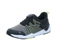 Lurchi black-lime (schwarz-grau-gelb) für Kinder, schwarz, Größe 36 EU