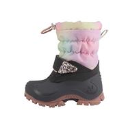 Snowboots LURCHI "Fanty", Kinder, Gr. 26, dunkelgrau bunt, Synthetik, Textil, sportlich, Schuhe, Winterboots mit buntem Schaft, Größenschablone zum Download (56281604-26) dunkelgrau bunt