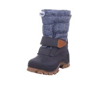 Snowboots LURCHI "Finn", Kinder, Gr. 29, blau (grau, jeansblau), Synthetik, Textil, sportlich, Schuhe, Winterboots mit Schurwolle, Größenschablone zum Download (38005940-29) grau, jeansblau