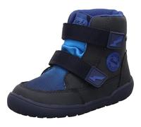 Lurchi Jimmy-TEX Barefoot Winter Stiefel für Jungen in Blau mit Klettverschluss, wasserdicht. blau Gr. 30