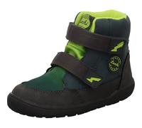 Lurchi Jimmy-TEX Barefoot Winter Stiefel für Jungen in Grün mit Klettverschluss, wasserdicht. grün Gr. 34