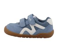 Lurchi Jungen Mädchen Jamin Barefoot Sneaker, Ice Blue-White, 25 EU Weit