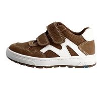 Lurchi Jungen Unisex Kinder Dominik Sneaker, tan-White, 26 EU Weit
