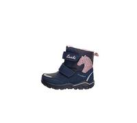 Lurchi Baby-Mädchen Kalea-Sympatex Lauflernschuh, DK Blue PINK, 22 EU Weit