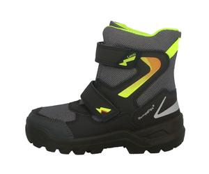 Lurchi Kinderschuhe Stiefel black-neon yellow black-neon yellow - Gr. - 37