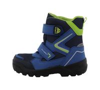 Winterboots LURCHI "Klaus SYMPATEX", Mädchen, Gr. 37, grün (royalblau, grün), Lederimitat, Textil, Schuhe, Klettboots mit SYMPATEX, Größenschablone zum Download (84703442-37) royalblau, grün