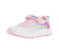 Sneaker LURCHI "Lurchi Anni", Mädchen, Gr. 33, rosa (weiß, rose glitter), Textil, Schuhe Sneaker (13617246-33) weiß, rose glitter