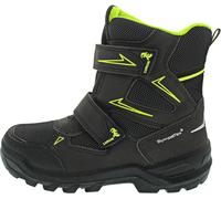 Lurchi Krispin-Sympatex Schneestiefel, Black NEON Yellow, 32 EU Weit