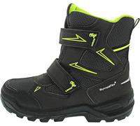 Lurchi Krispin-Sympatex Schneestiefel, Black NEON Yellow, 32 EU Weit