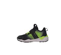 Lurchi LEIF YK-ID Sneaker, Black NEON Green, 34 EU