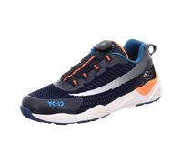 Lurchi LEURON-TEX YK-ID Sneaker, DK Blue ORANGE, 38 EU