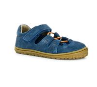Barfußschuh LURCHI "Naffi, Barefoot", Kinder, Gr. 28, blau (dunkelblau), Veloursleder, casual, Schuhe, Kinderschuh, Halbschuh, Größenschablone zum Download (93810756-28) dunkelblau