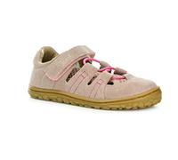Barfußschuh LURCHI "Naffi, Barefoot", Kinder, Gr. 27, rosa (altrosa), Veloursleder, casual, Schuhe, Kinderschuh, Halbschuh, Größenschablone zum Download (91692955-27) altrosa