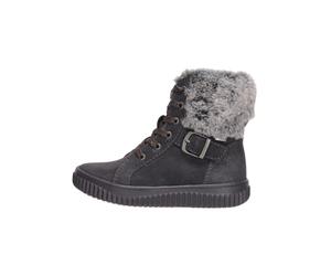 Lurchi Stiefel Veloursleder/Textil Charcoal Warmfutter - 32