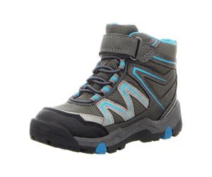 Lurchi THILO-TEX,DK GREY TURQUISE für Kinder, grau, Größe 28 EU