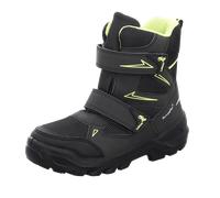 Lurchi Krispin-Sympatex Schneestiefel, Black NEON Yellow, 32 EU Weit