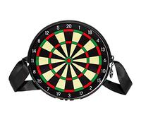 Lurnise Umhängetasche Darts-Ziel Messenger Bags Runde Umhängetasche für Damen Damen Mädchen