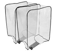 Lurrose 2 Stück Pack Durchsichtige PVC Kofferhüllen und Kratzfest Kofferschutz für 30 Zoll Trolleykoffer für Reisen und Flughafenkontrollen