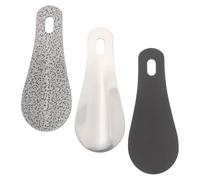 Lurrose 3 Stück pack Kleiner Schuhspanner aus Edelstahl und Metall Kompakter Tragbarer Schuhlöffel mit Ergonomischer Form Leicht und Stabil für Alltag und Hause