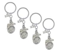 Lurrose 4 Stück Schlüsselanhänger mit Abschluss Anhänger Jahrgang 2026 Zinklegierung Motivierend für Schul und Hochschulabsolventen Rucksack und Taschenanhänger zur Abschlussfeier