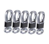 Lurrose 5 Stück Metalltaschenschnallen Ersatzschnallen für Taschen mit Drehbarem Verschluss 5stücke Silber Selbstgemacht Handtaschen Kettenriemen Zubehör