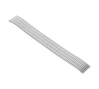 Lurrose Elastisches Uhrenarmband aus Edelstahl 18mm mit Sicherem Verschluss und Glanz Minimalistisches Design für Herren Uhren im Alltag