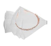Lurrose Elegante Brautkrone mit Spitzen Schleier aus Legierung und Tüll Leichtes 1 Satz Haarschmuck für Hochzeitsfeier und Besondere Anlässe