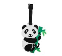 Lurrose Kofferanhänger Panda und Einfacher Identifikation mit Kreativem Design aus Silikon Einzigartiger Gepäckanhänger für Kreuzfahrt und Reisegepäck für Koffer