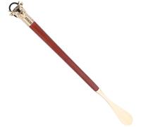 Lurrose Langer Schuhanzieher aus Legierung mit Tierkopf Design Robuster und Tragbarer Schuhlöffel für Einfaches Anziehen 46cm für Senioren und Reisen