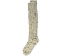 Lusana Jungen Kniestrümpfe Kinder - Kniebundstrumpf Loden Tweed L320T, Gr. 35-38 (Herstellergröße: 35-37), Beige (Natur Meliert 0)