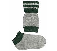 Lusana Loferl Kinder L4291-0319 grau-grün - 27-30